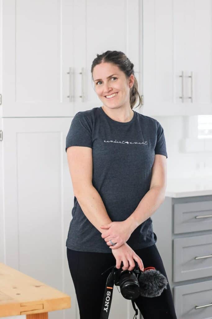 Megan Taylor with camera